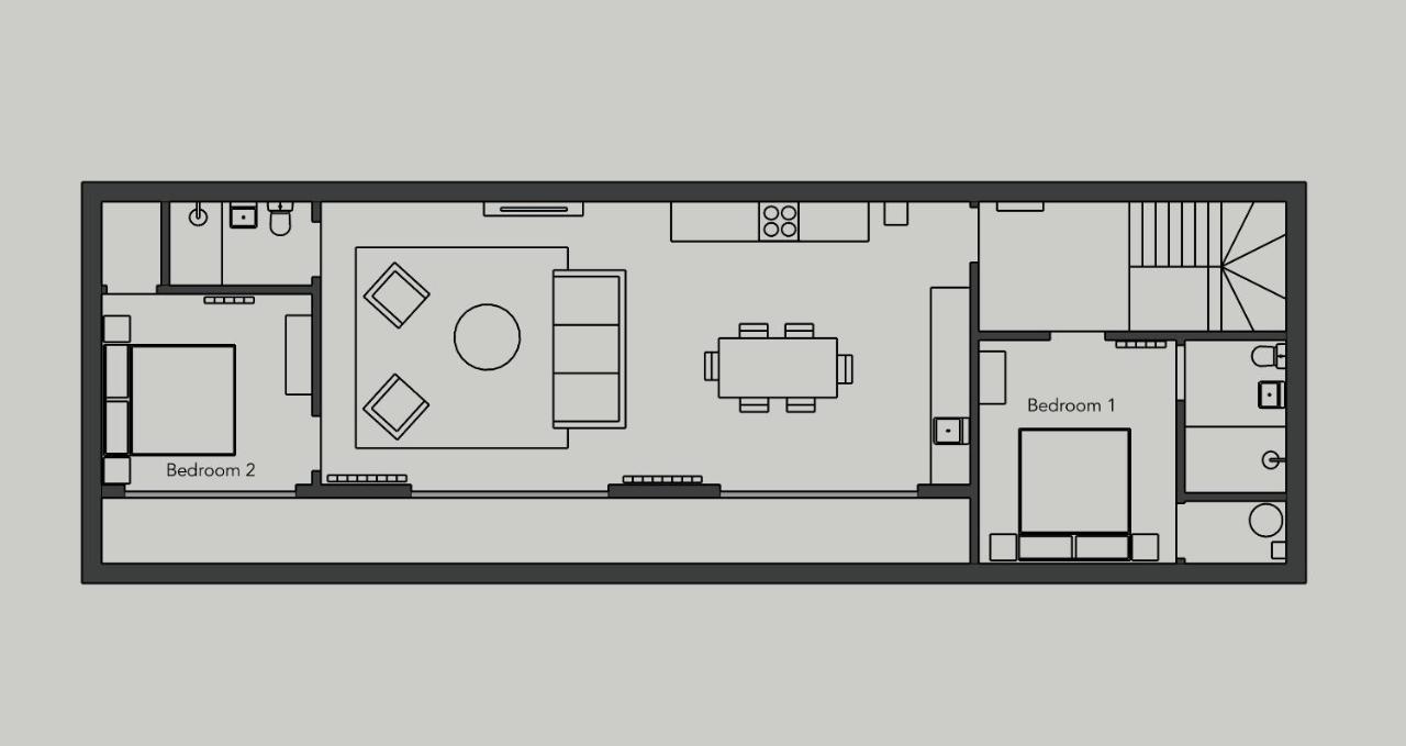 런던 Penthouse At The Old Tea Factory 아파트 외부 사진